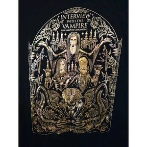 Interview with a Vampire Movie Warner Brothers WB Large Story Shirt EUC